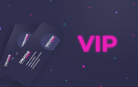VIP vstupenka CREATIVE summit & EXPO 2022